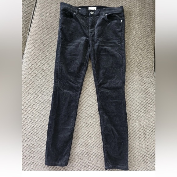 Loft Courdory Pants Women Size 6P Black  Signature Modern Skinny Retro 30x26 - Picture 2 of 13